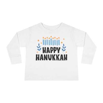 Happy Hanukkah 5 Toddler Long Sleeve Tee