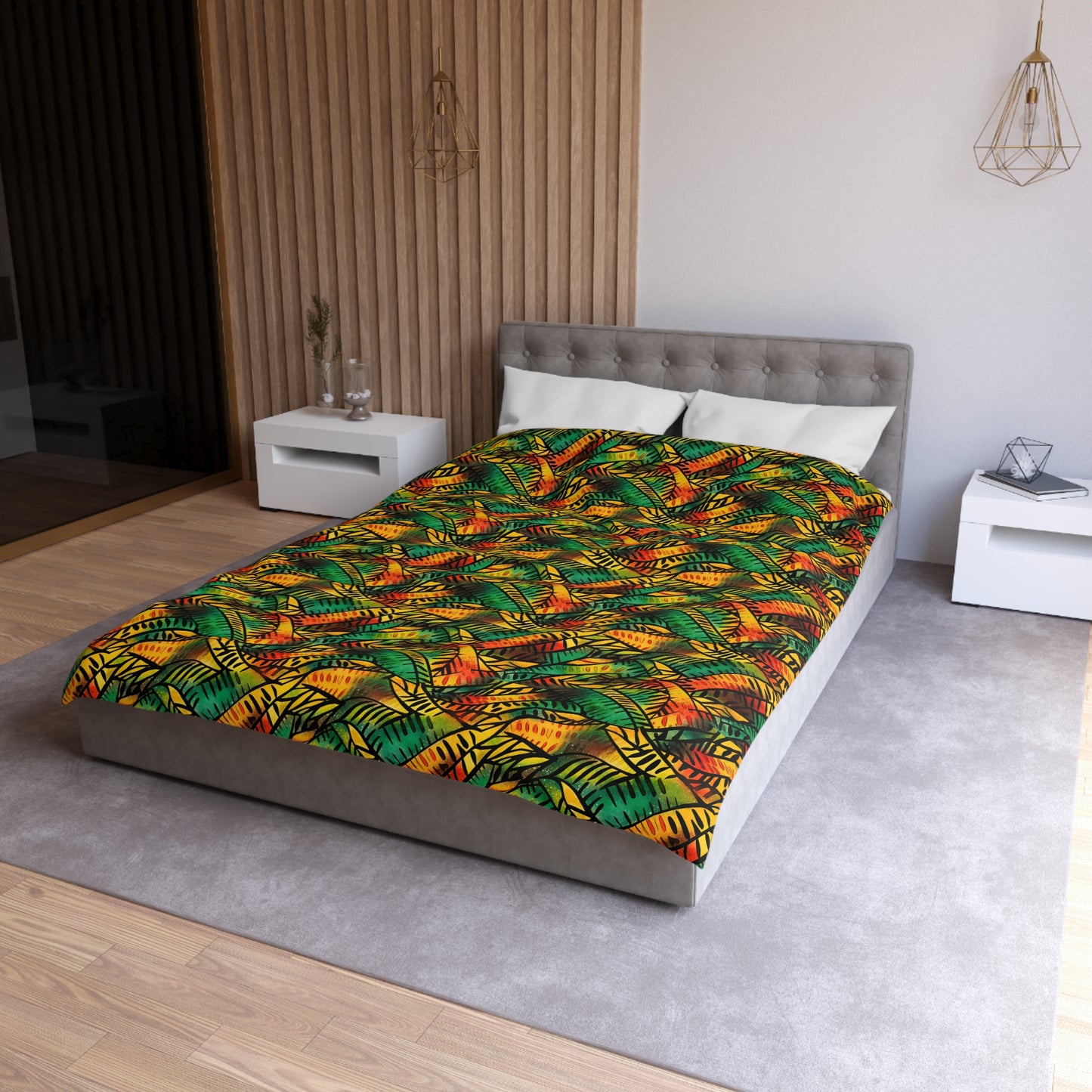 Kuumba Spark Microfiber Duvet Cover