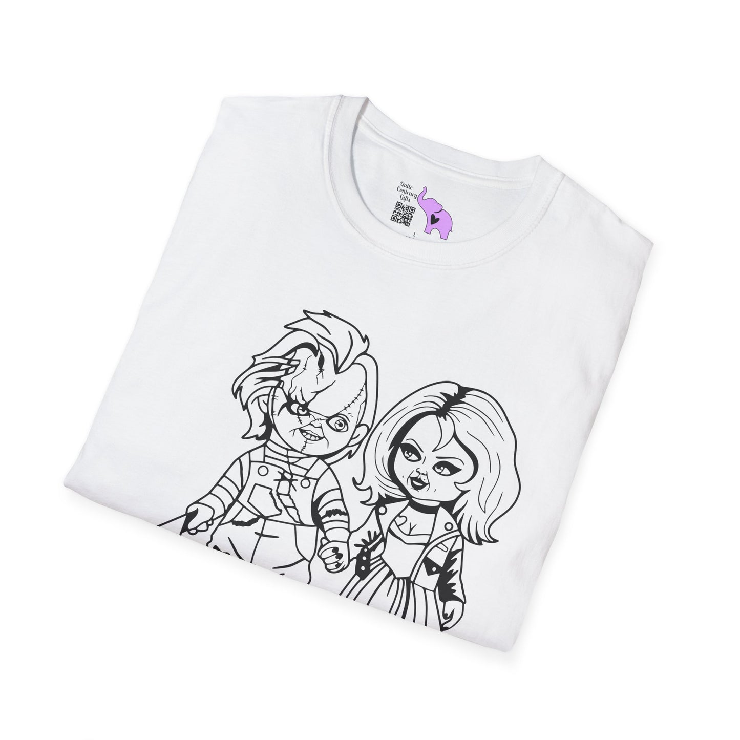 Chucky with His Bride Adult T-shirt