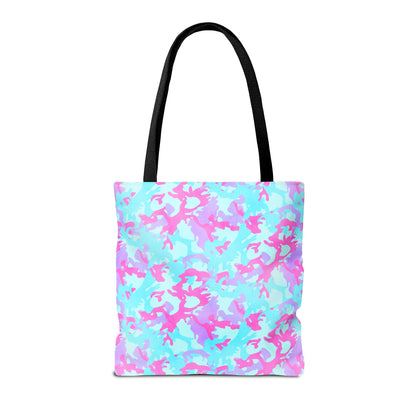 Cotton Candy Camo Canvas Tote Bag