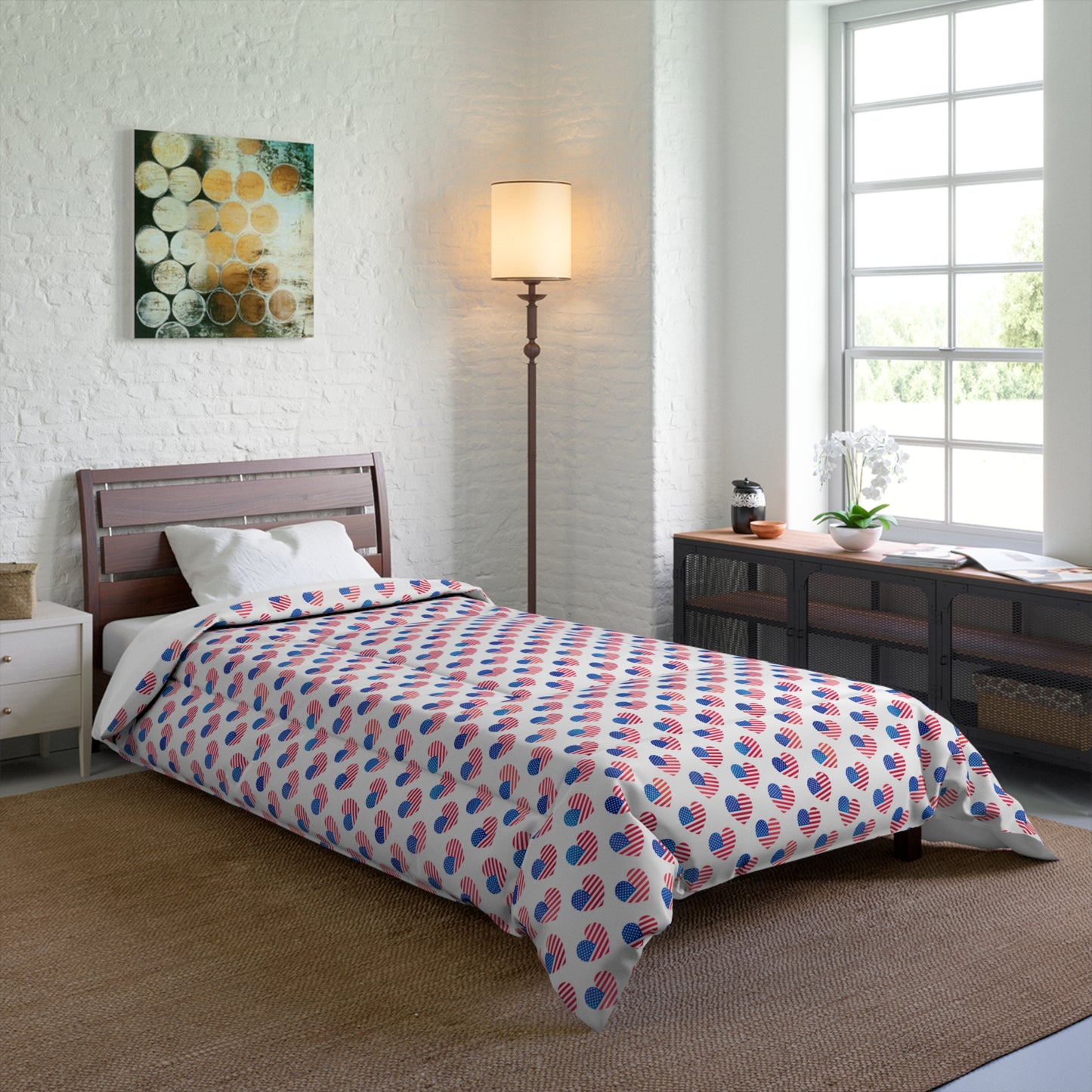 Hearts of Freedom Comforter