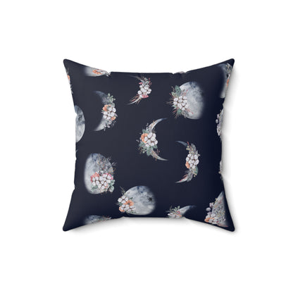 Lunar Garden Throw Pillow
