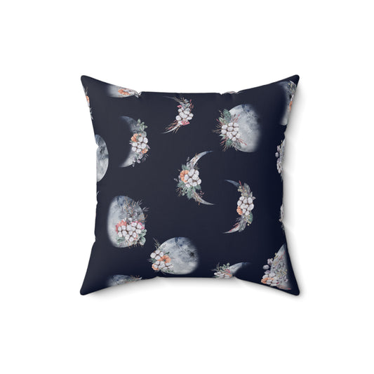 Lunar Garden Throw Pillow