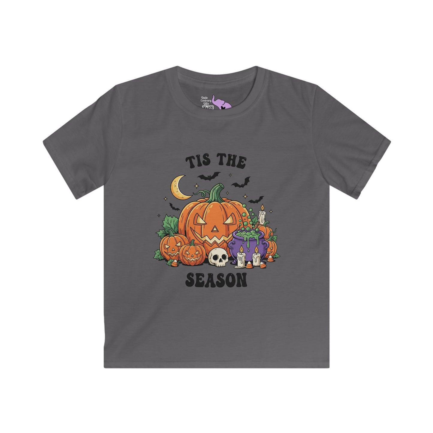Tis the Season (Halloweenl) Youth Softstyle Tee