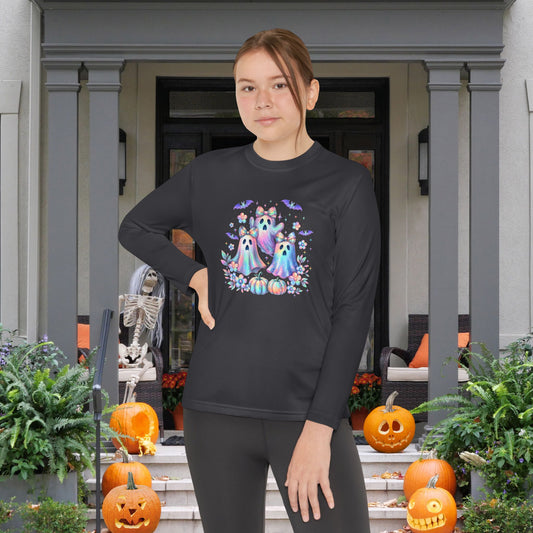 Haunted in Pastels Youth Long Sleeve Tee