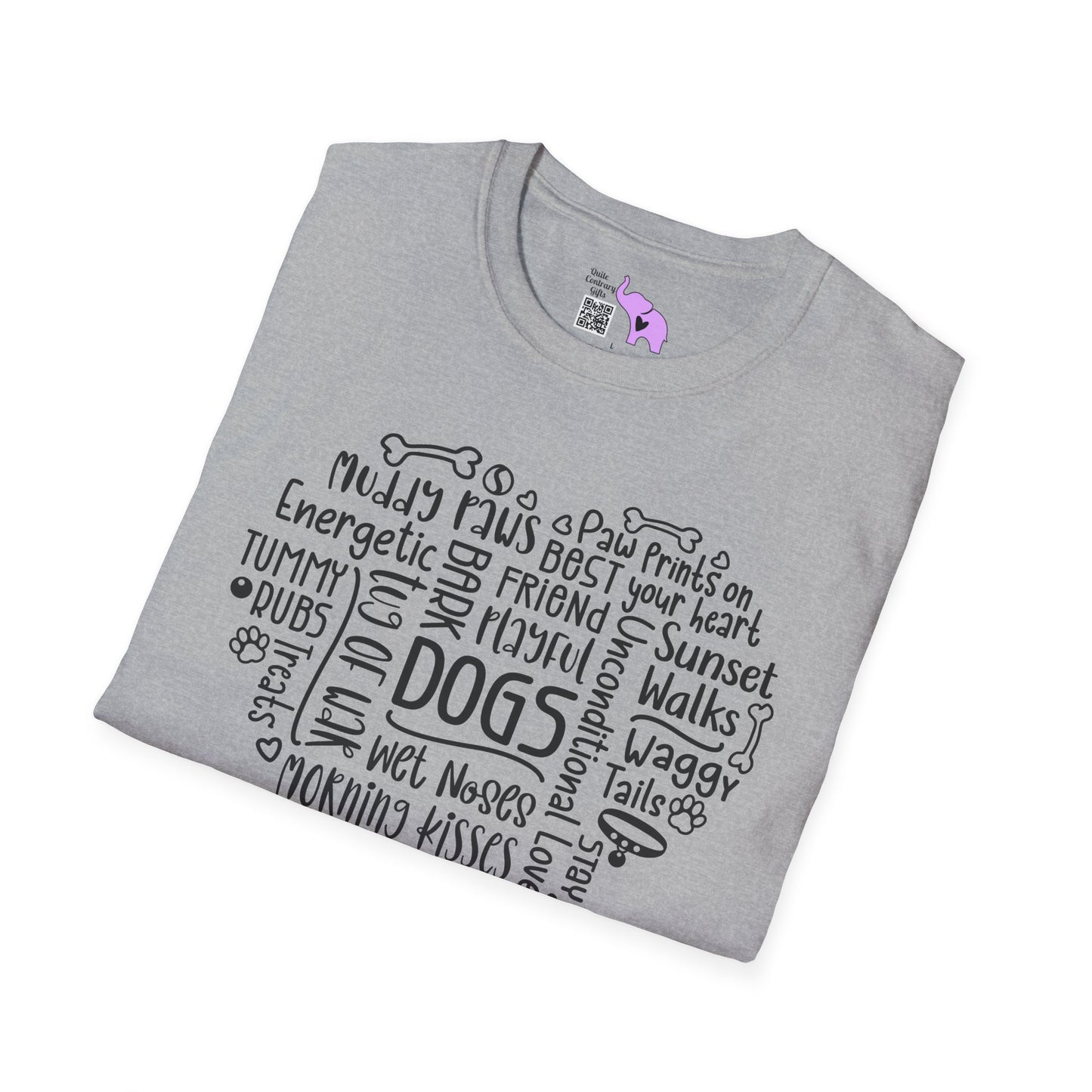 Dogs Heart Adult T-shirt