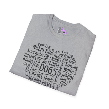 Dogs Heart Adult T-shirt
