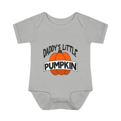 Daddy's Little Pumpkin Infant Baby Rib Bodysuit