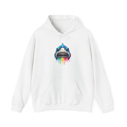 Colorful Shark Heavy Blend™ Hooded Sweatshirt