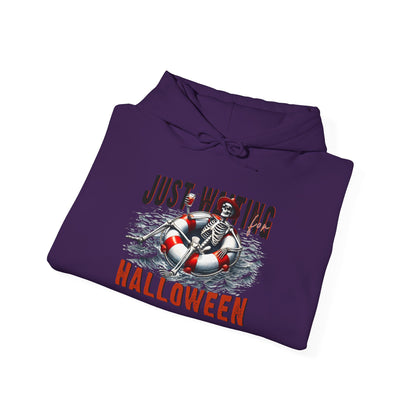 Just Waiting For Halloween Heavy Blend™ Hooded Sweatshirt