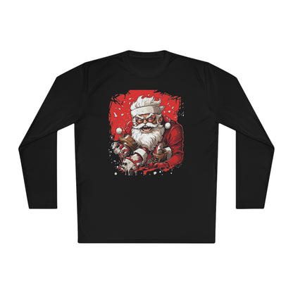 Angry Santa Adult Long Sleeve Tee