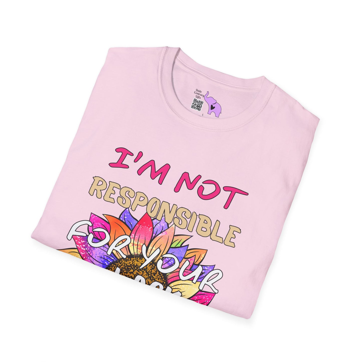I Am Not Responsible for Your Lack of Knowledge Adult T-shirt