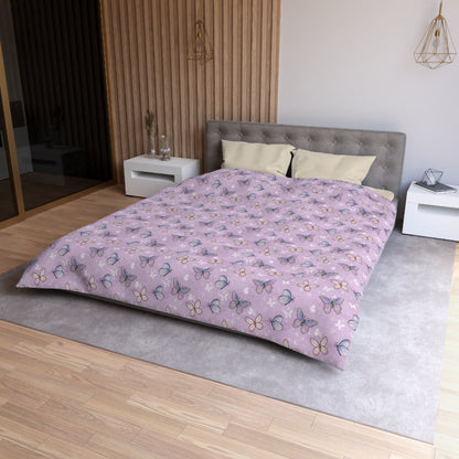 Pastel Wing Parade Microfiber Duvet Cover