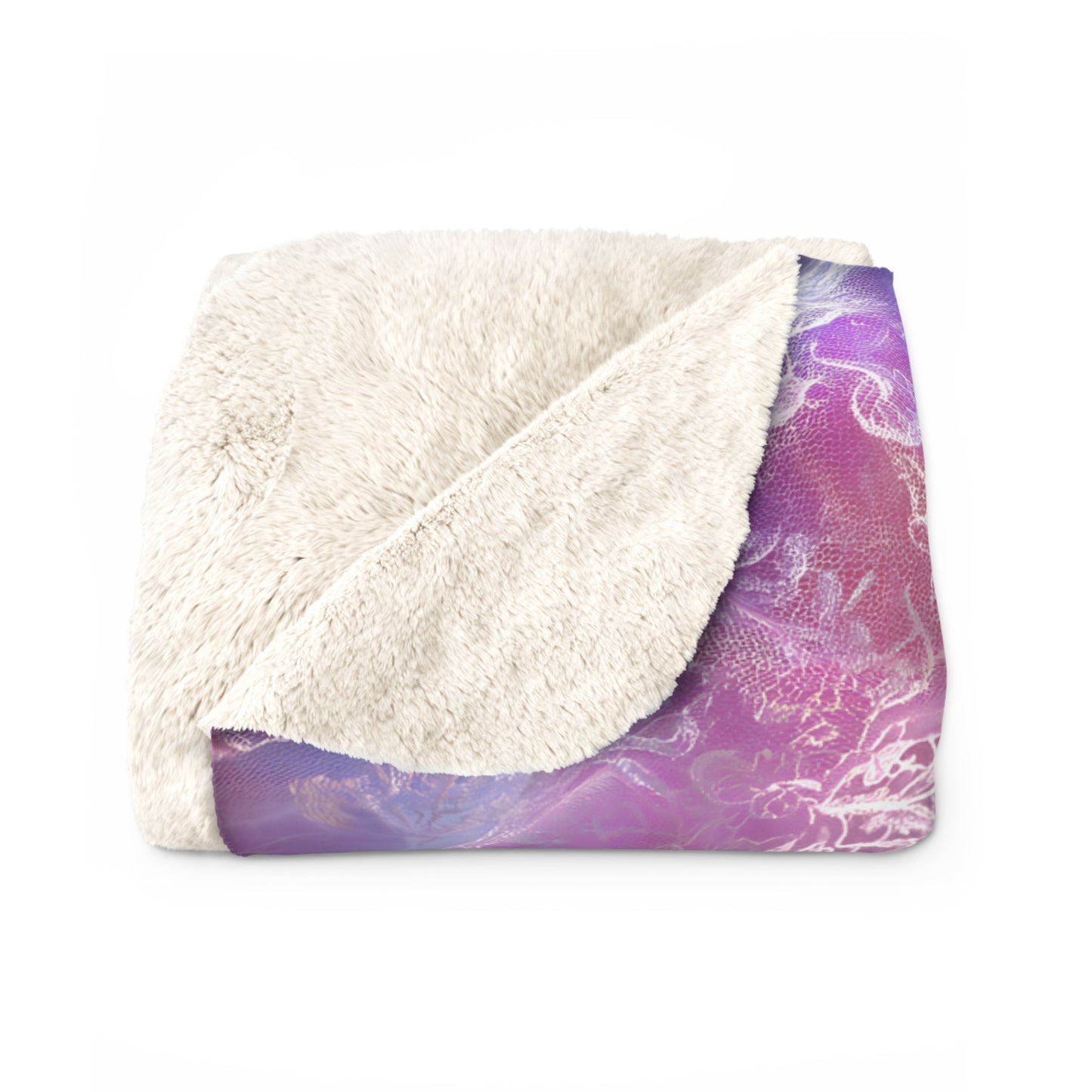 Blush Orchid Sheer & Lace Basic Bedding Set