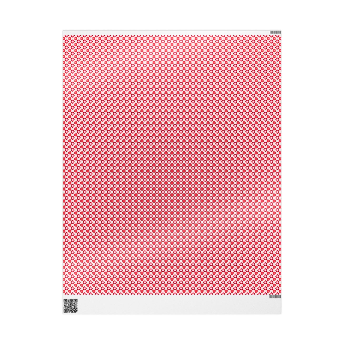 Scarlet Star Garden Wrapping Paper