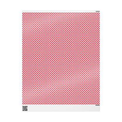 Scarlet Star Garden Wrapping Paper