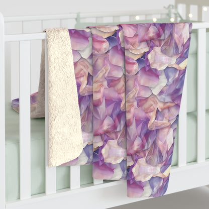 Ethereal Bloomscape Fleece Blanket
