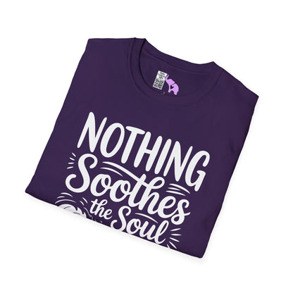 Nothing Soothes the Soul Like A Walk on the Beach Adult T-shirt