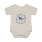 Blue Milestone Wreath Onesie-Three Weeks