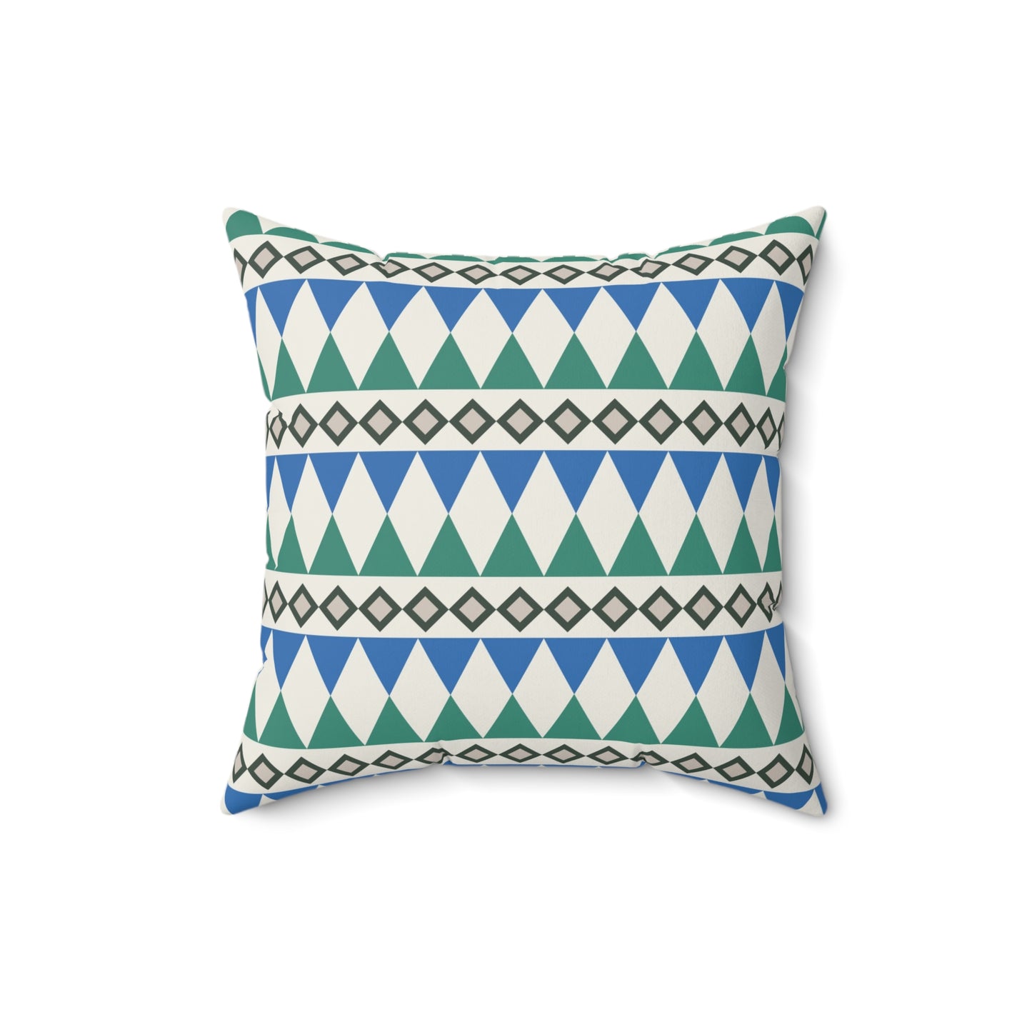 Regal Evergreen Cairn Stripes Throw Pillow