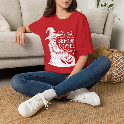 Nightmare Before Coffee Adult T-shirt