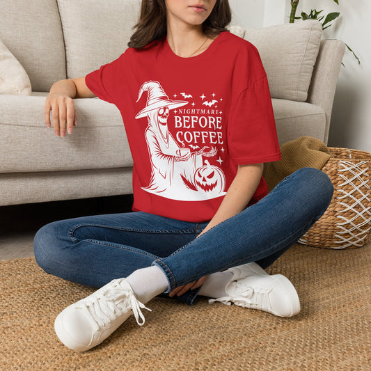 Nightmare Before Coffee Adult T-shirt