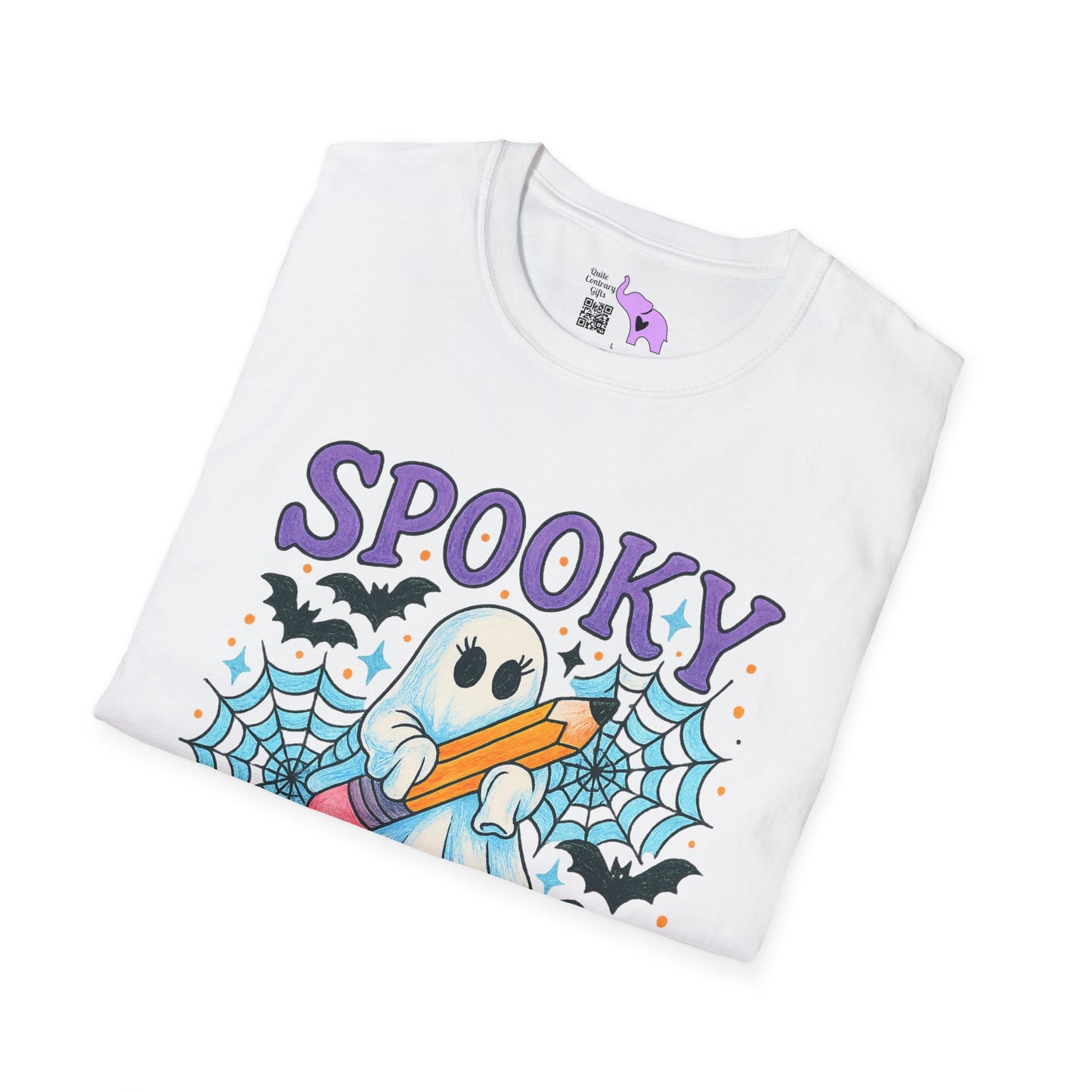 Spooky Teacher Adult T-shirt