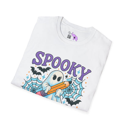 Spooky Teacher Adult T-shirt