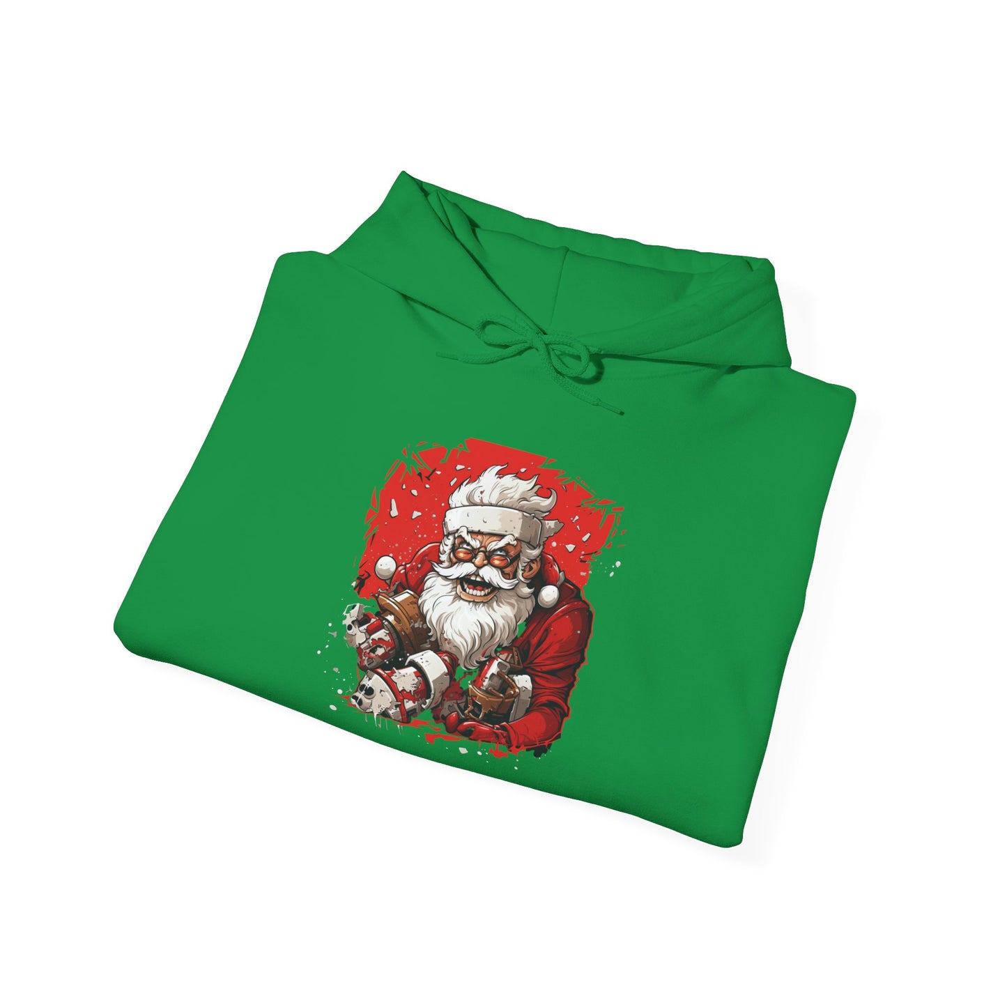 Angry Santa Adult Heavy Blend™ Hooded Sweatshirt