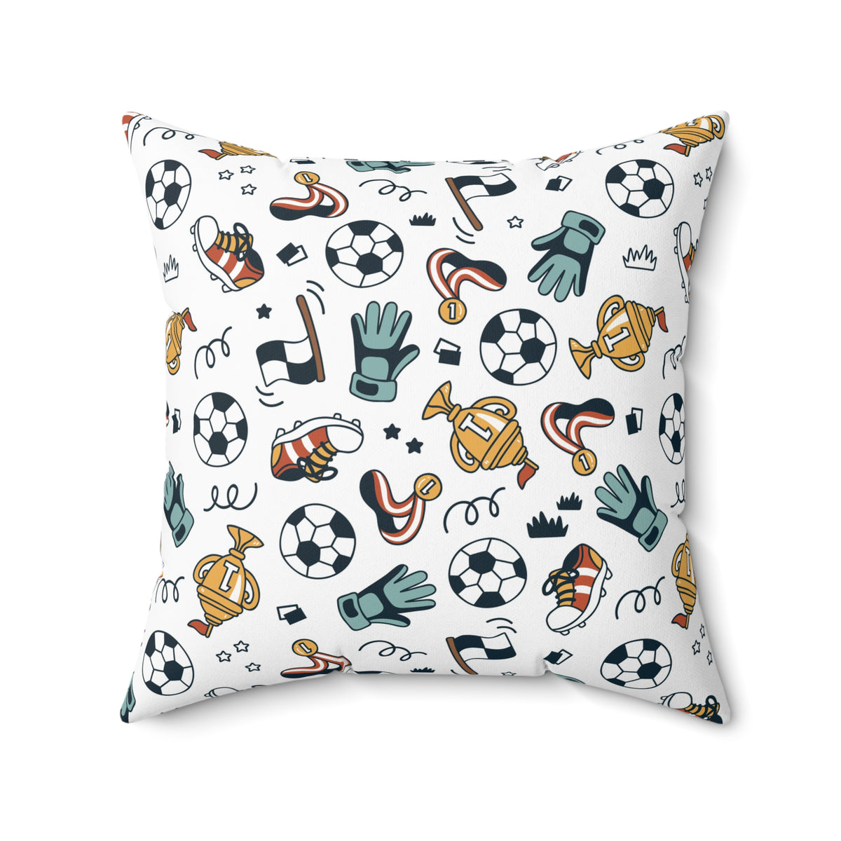 Little Soccer Legends Throw Pillow