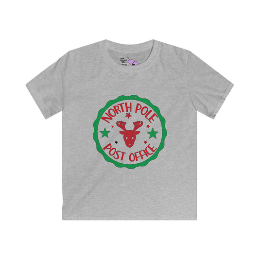 North Pole Post Office Youth Softstyle Tee