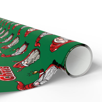 Santa Gnomes Custom Wrapping Paper (Chris)