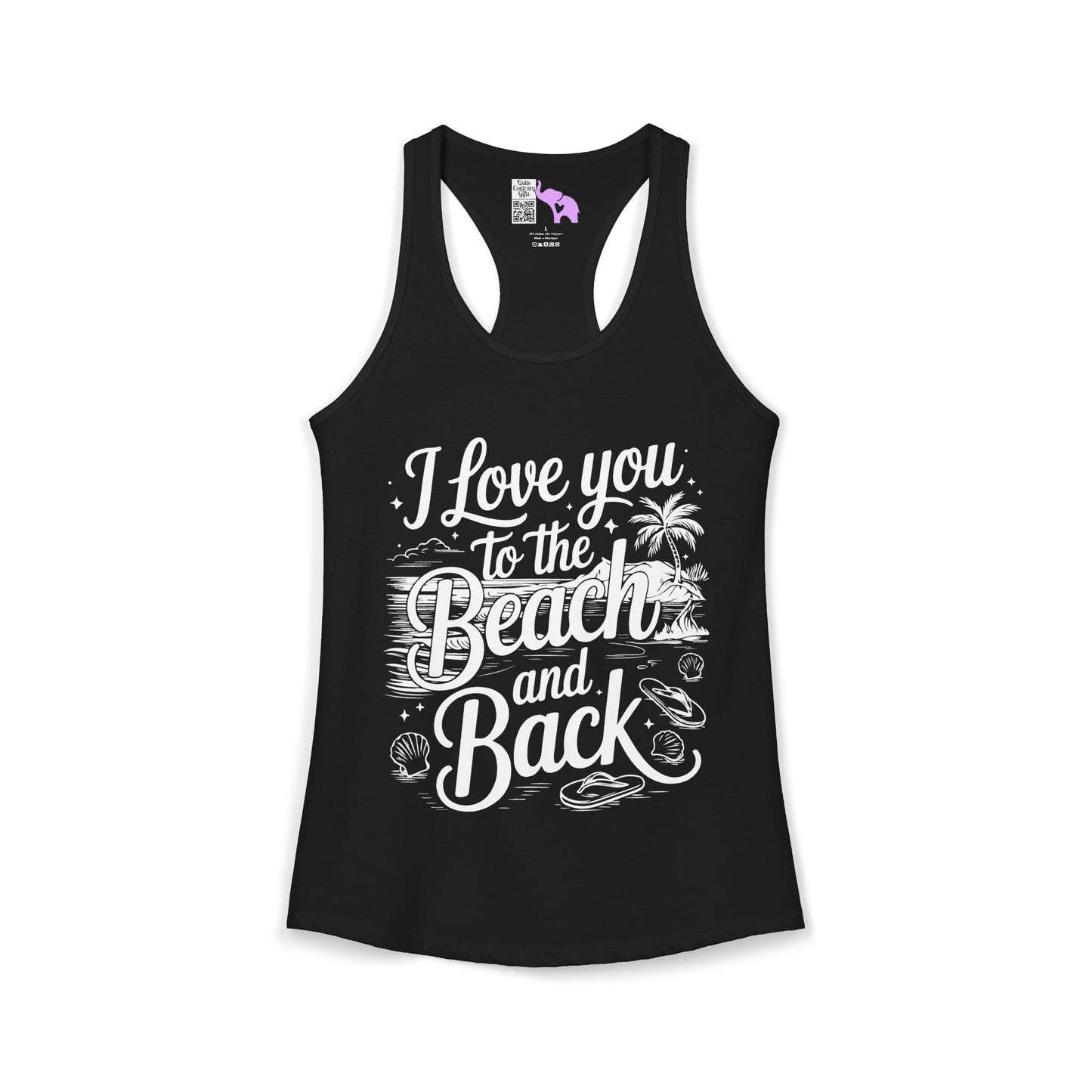 I Love You to the Beach and Back Women's Ideal Racerback Tank