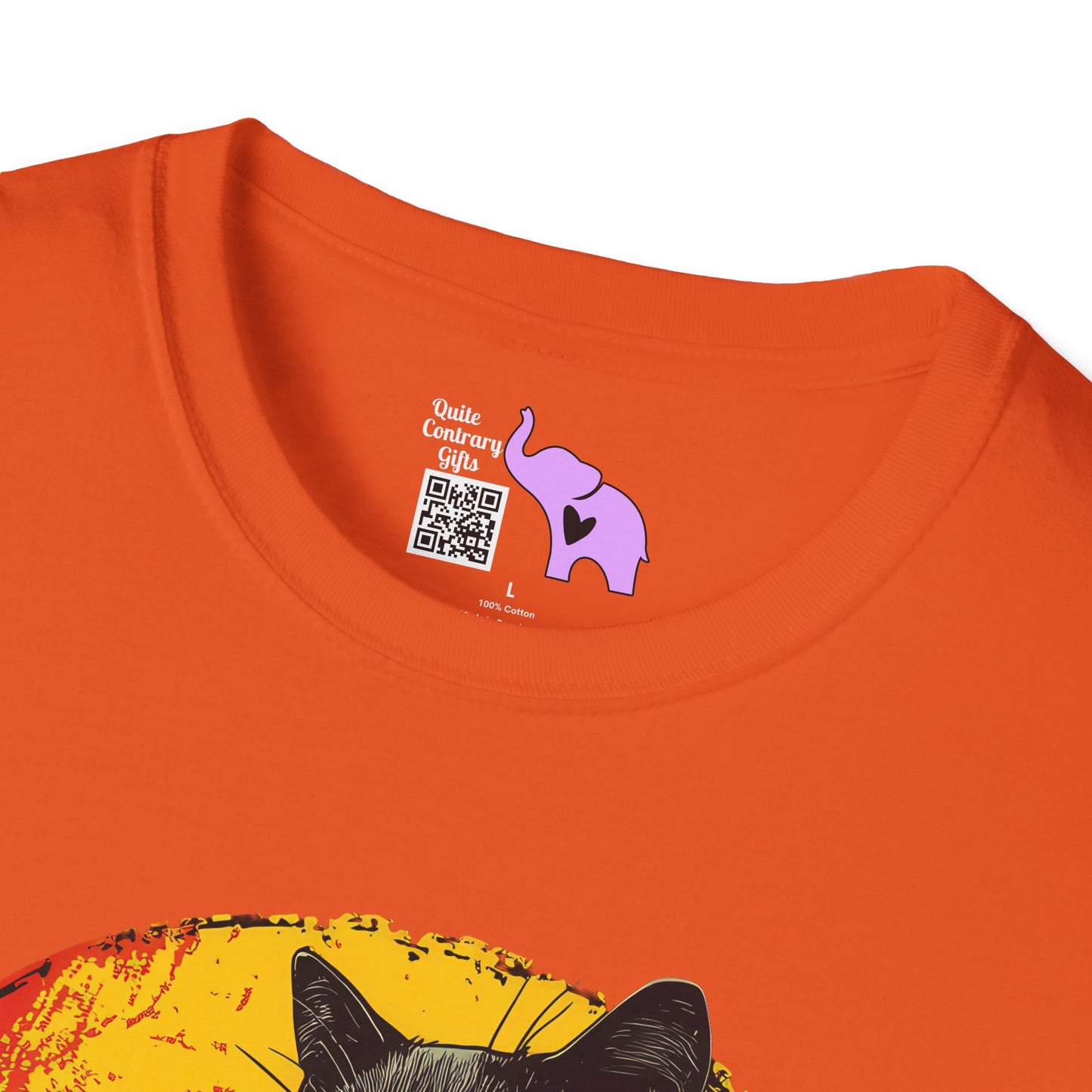 Black Cat Over Full Moon Adult T-shirt