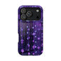 Purple Raindrops MagSafe® Compatible Tough Case for iPhone