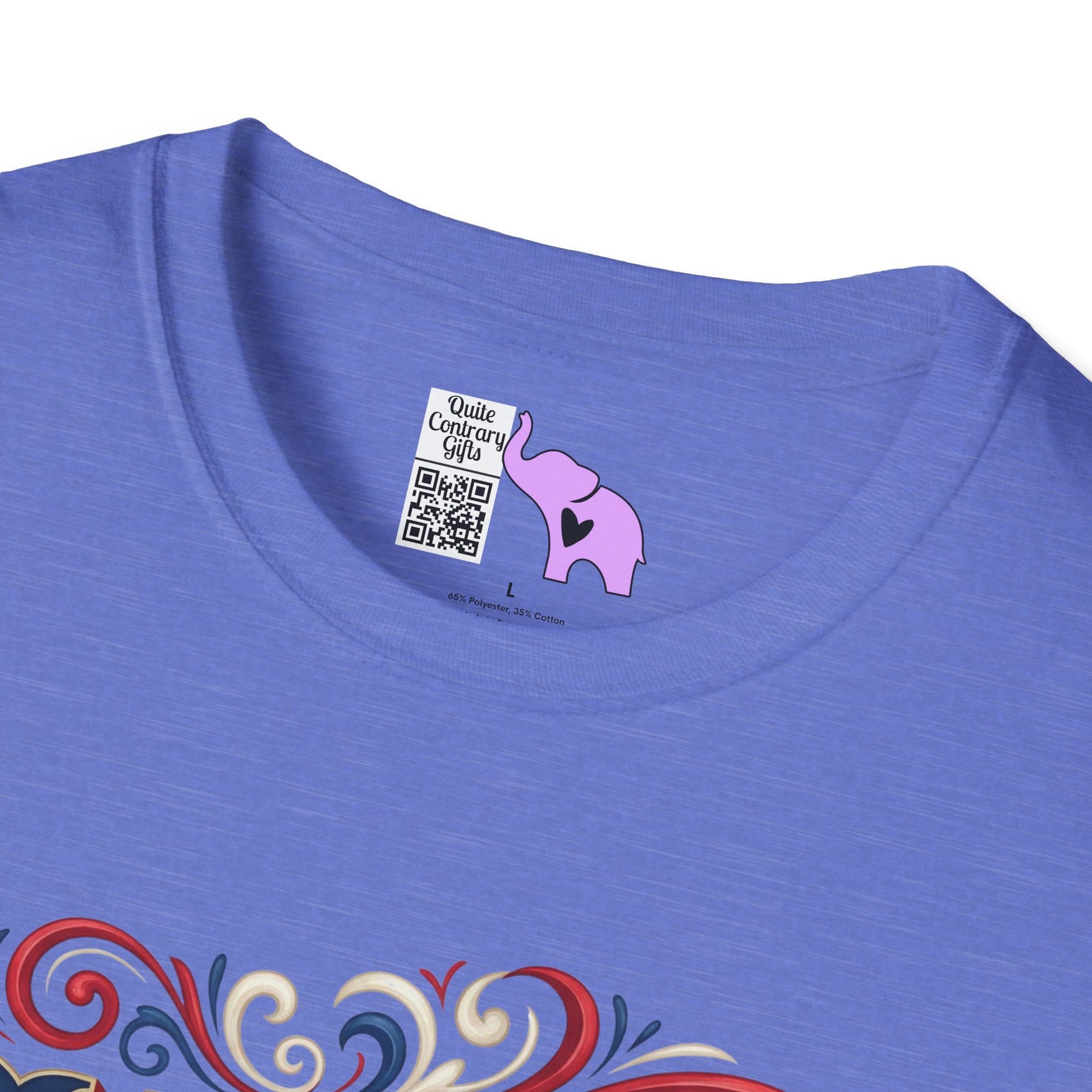 Floral USA 250 Years of Freedom Adult T-shirt