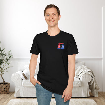 Freedom Isn't Free Saluting Soldier w/Wings Adult T-shirt