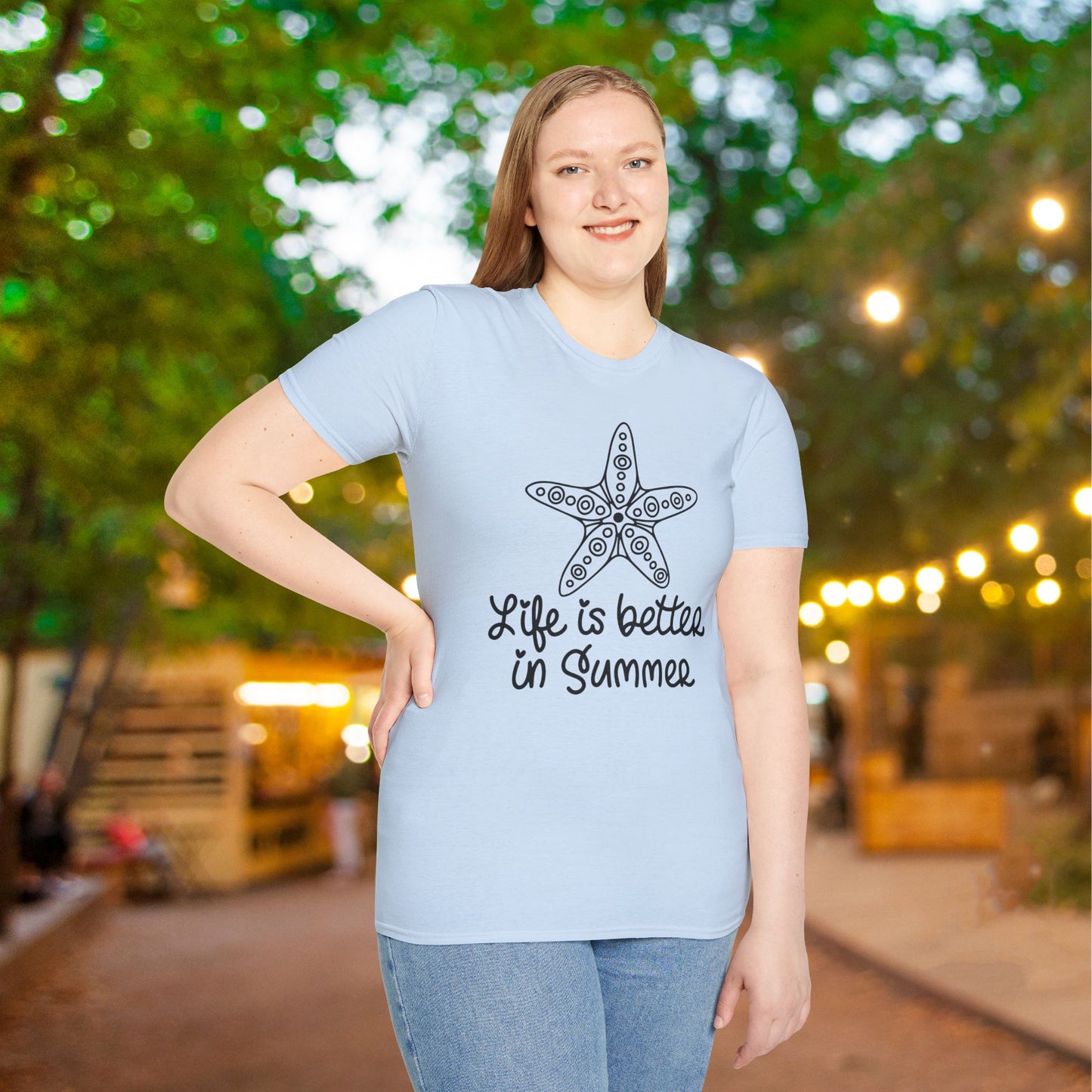Life Is Better In Summer Adult T-shirt