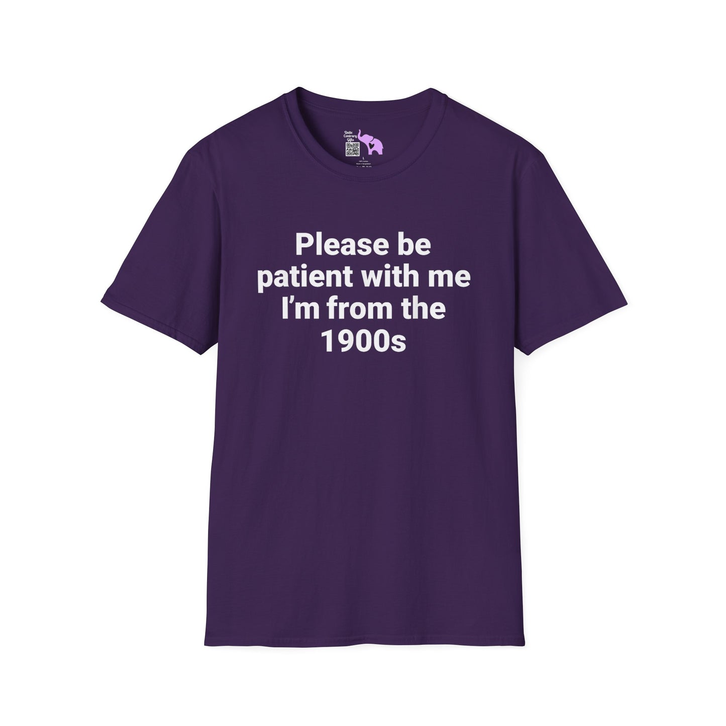 Please Be Patient With Me I'm From The 1900's (Simple) Adult T-shirt