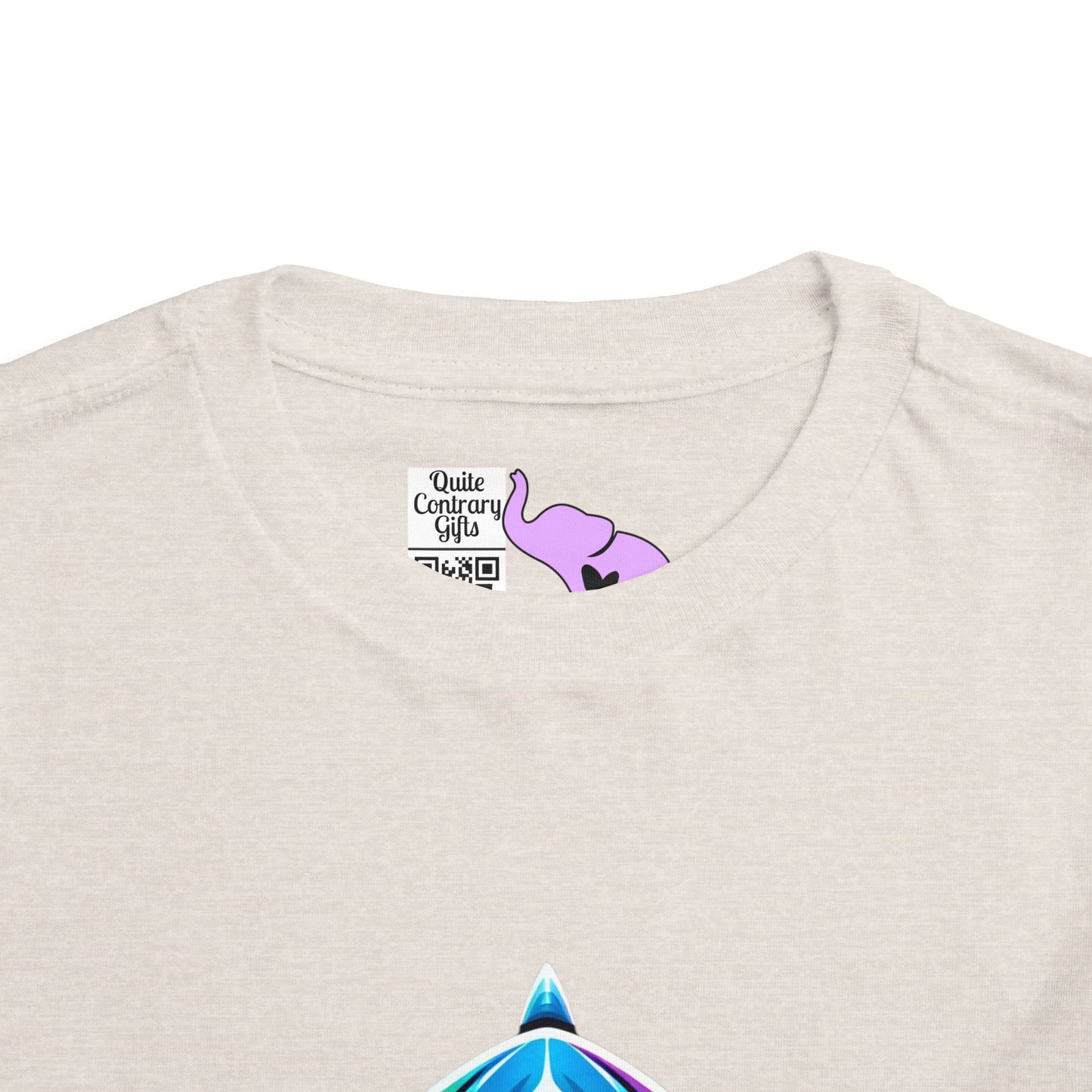 Colorful Shark Toddler Tee