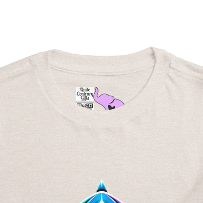 Colorful Shark Toddler Tee