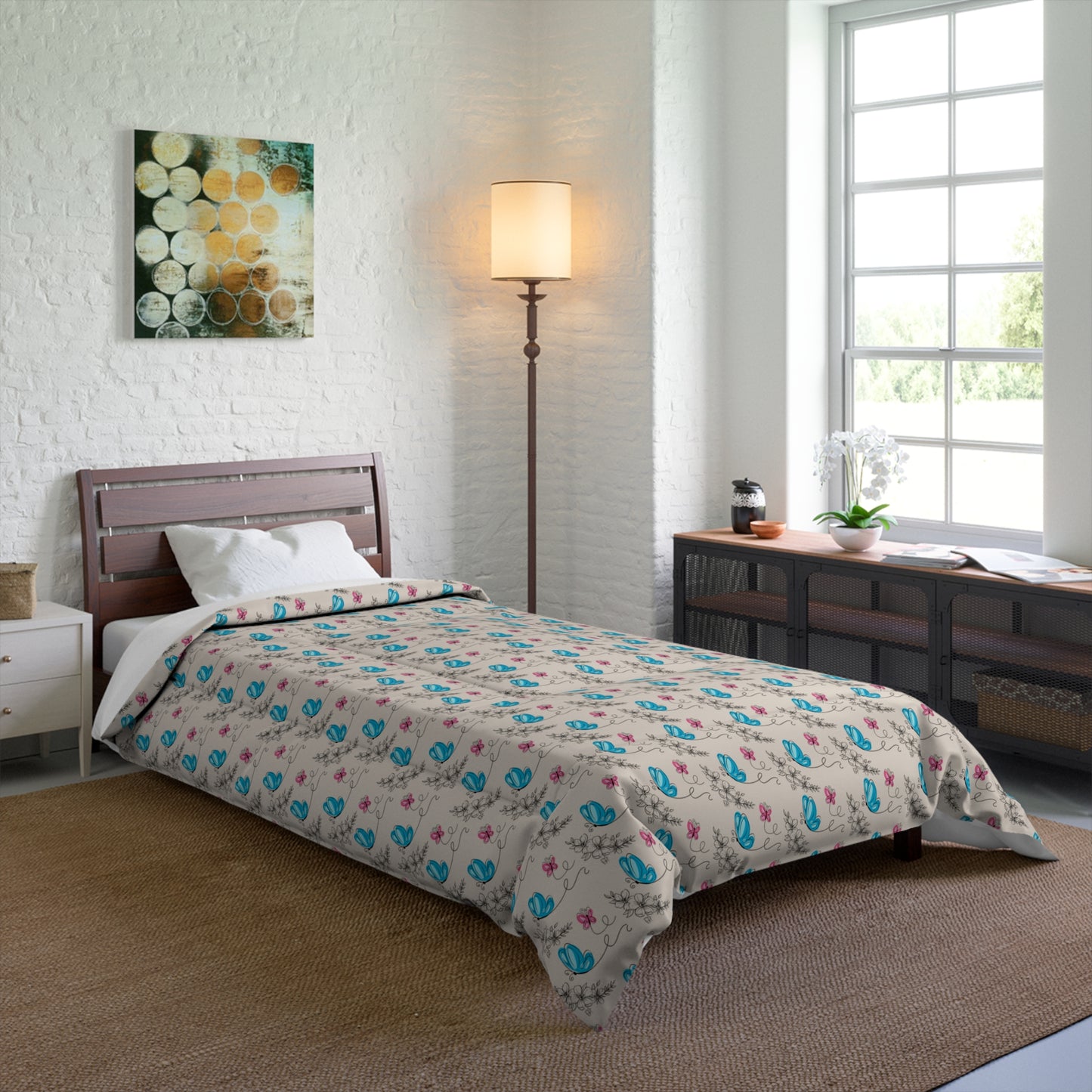 Butterfly Doodles Comforter
