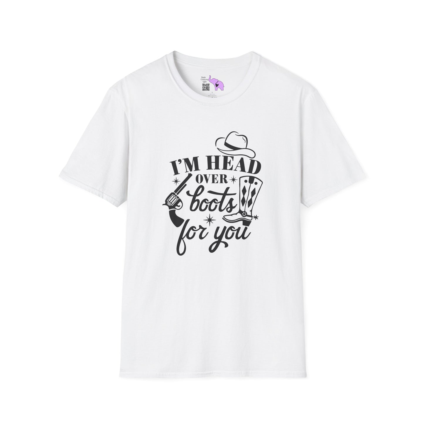 I'm Head Over Boots For You Adult T-shirt