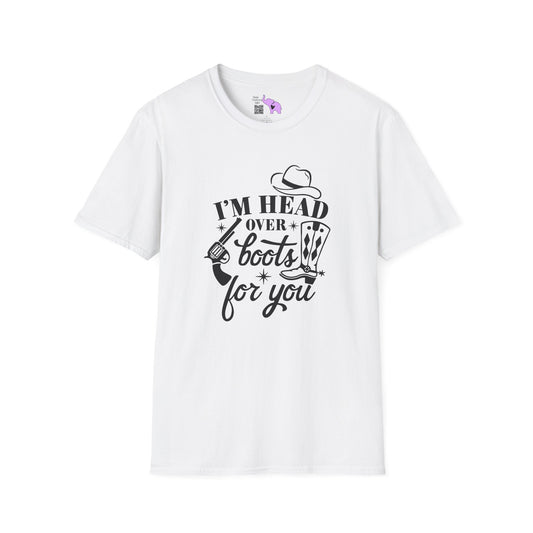 I'm Head Over Boots For You Adult T-shirt