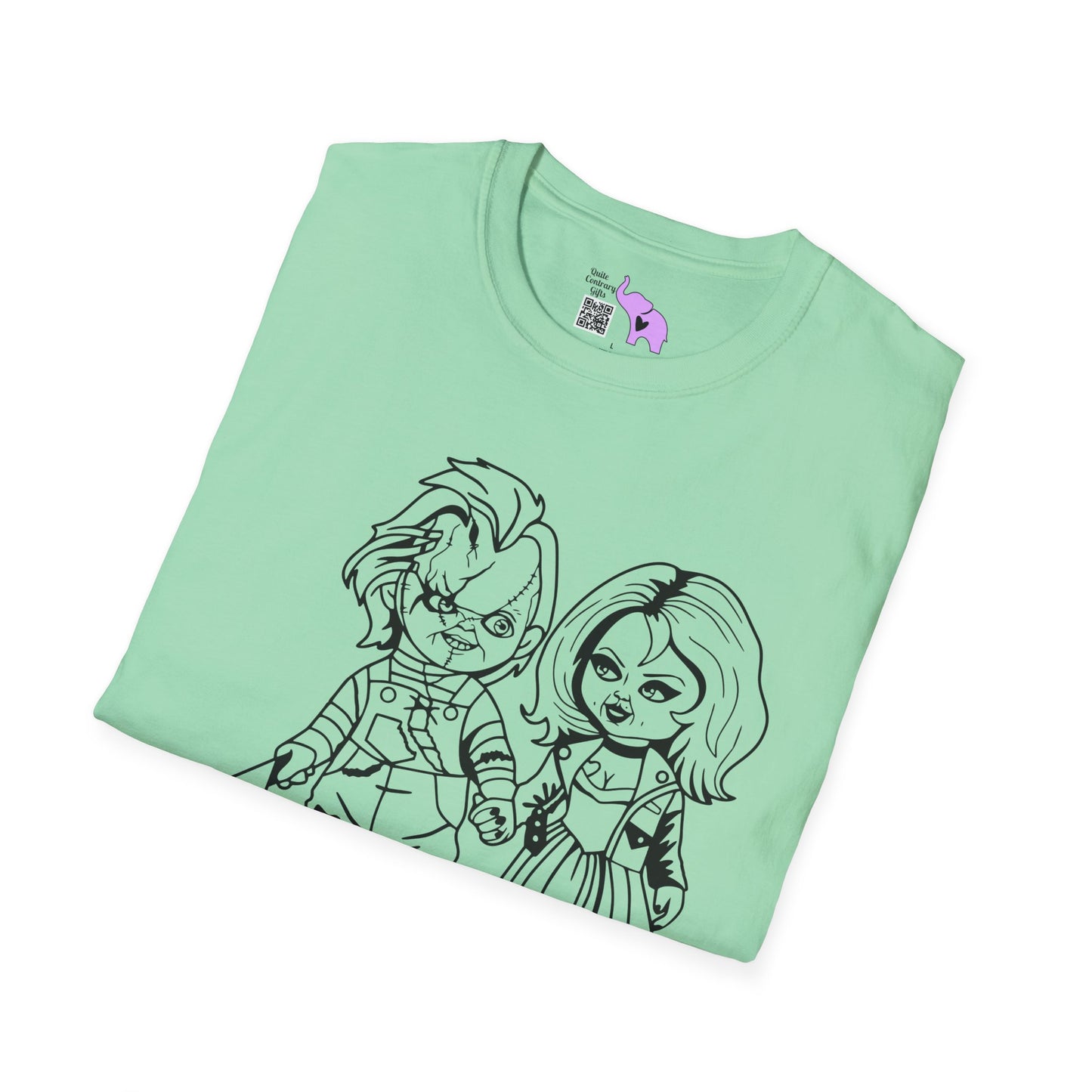 Chucky with His Bride Adult T-shirt