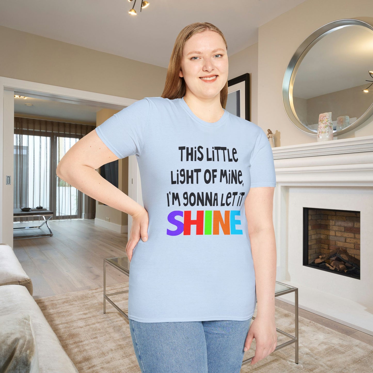 This Little Light of Mine I'm Gonna Let It Shine Adult T-shirt
