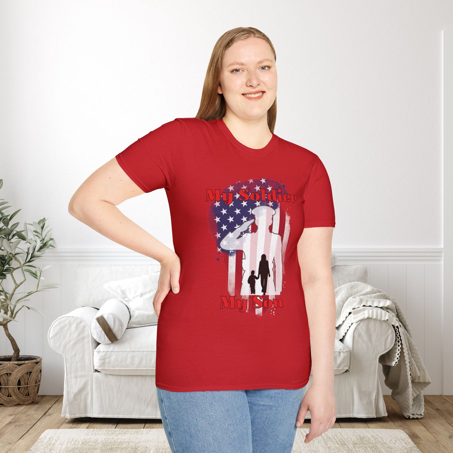 My Soldier My Son (Mom) Adult T-shirt