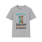 ""My Level of Sarcasm Depends on Your Level of Stupidity (Llama) Adult T-shirt