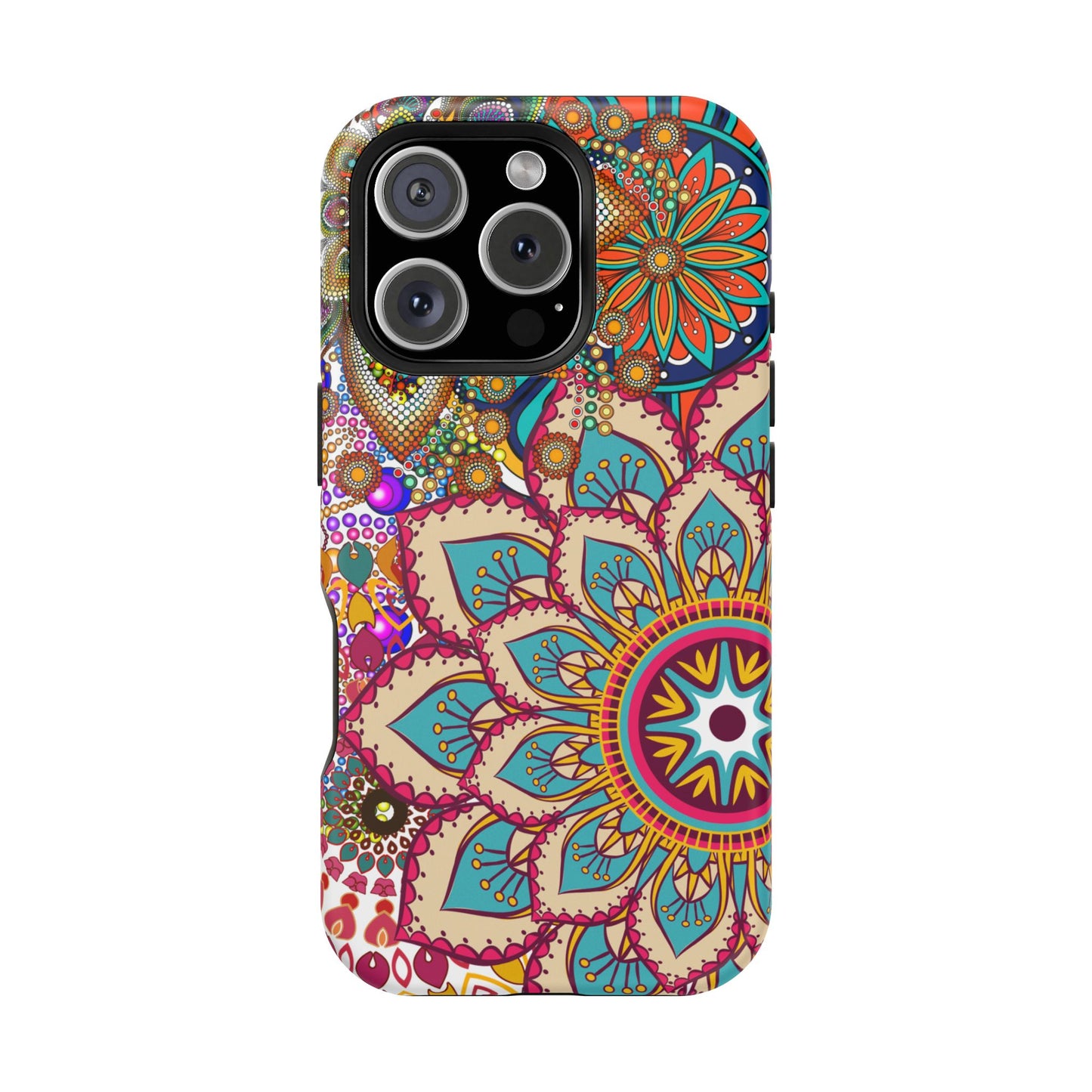 Colorful Mandala MagSafe® Compatible Tough Case for iPhone