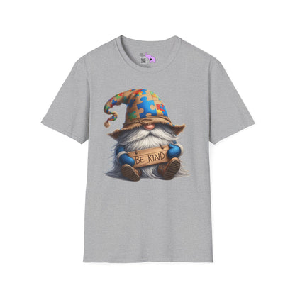 Be Kind Autism Awarness Gnome Adult T-shirt